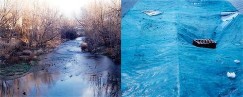  SIMEÓN SAÍZ RUIZ - Río Júcar. 25 de diciembre de 2004 por la tarde y calle del Águila por la tarde, Madrid
