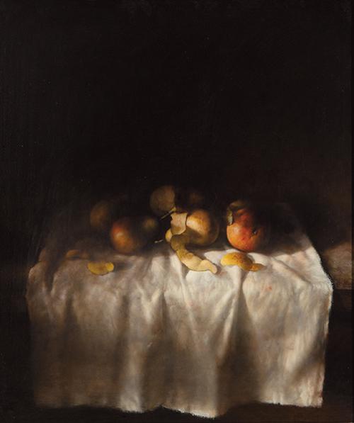  CRISTOBAL TORAL - Naturaleza muerta con manzanas