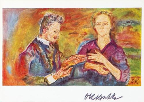 OSKAR KOKOSCHKA - Retrato del Dr. Tietze y su mujer