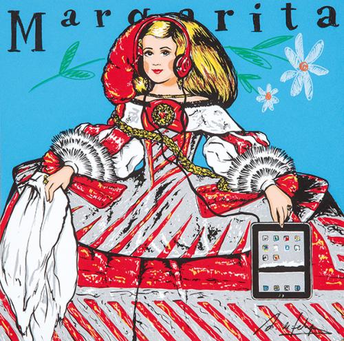 ANTONIO DE FELIPE - Infanta Margarita con tablet. Margarita