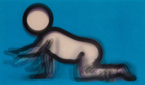 JULIAN OPIE - Dino Crawling