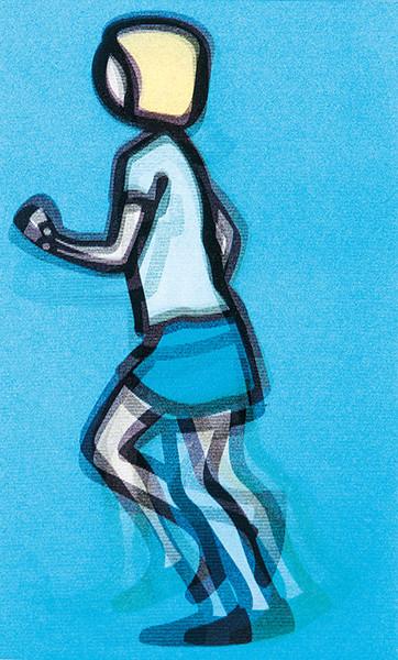 JULIAN OPIE - Bibi Running