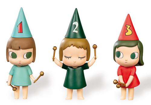 YOSHITOMO NARA - 123 Drumming Girls