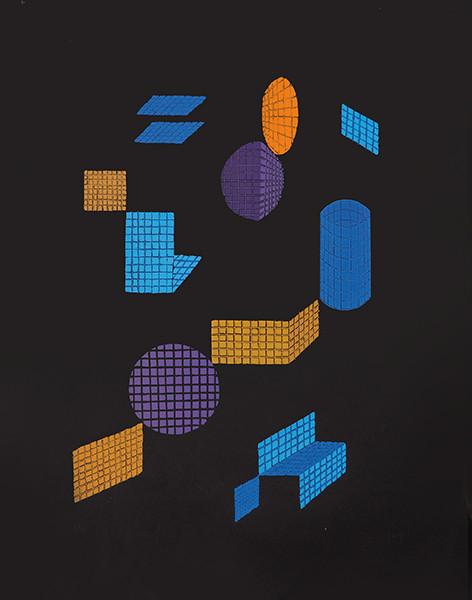 EUSEBIO SEMPERE - Sin título (Gouache 1957)