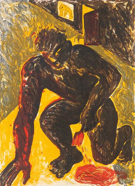 MIQUEL BARCELÓ - Pintor Arrodillado