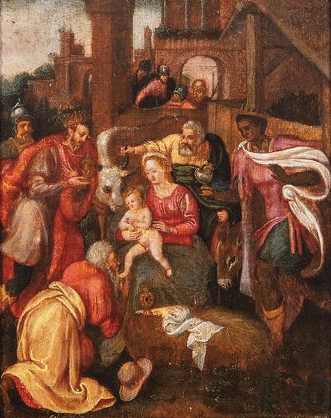  ESCUELA FLAMENCA S. XVI - Adoracion de los Pastores