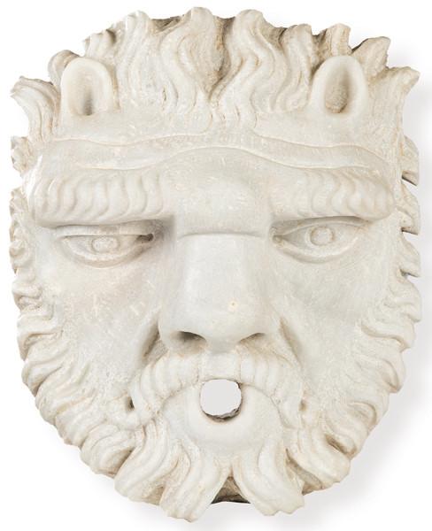 Mascarón de fuente con rostro antropomorfo ff. S. XIX pp. S. XX.