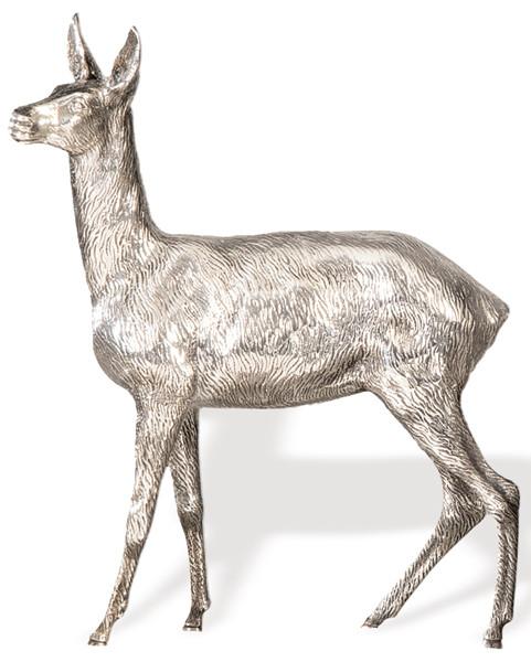 Cierva de plata española sin punzonar.
