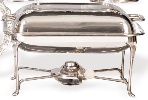 Mantenedor de plata española punzonada 1ª Ley de López