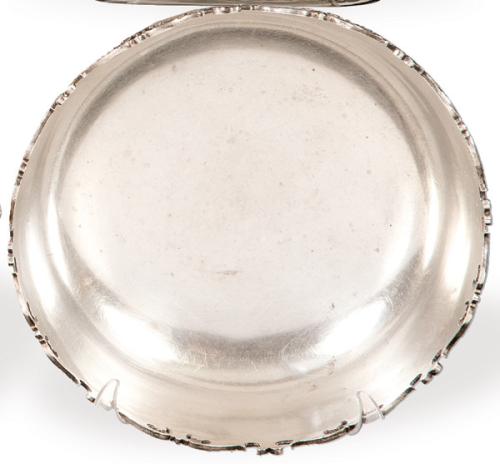 Cuenco de plata egipcia punzonada Ley 900, Alejandría segunda mitad S. XX.