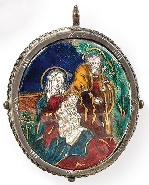 Relicario de plata, España S. XVII