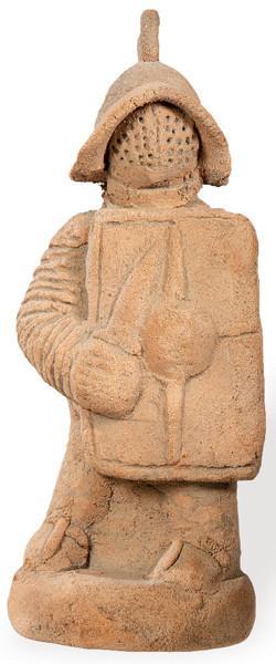  Gladiador romano en cerámica S. I al S. IV