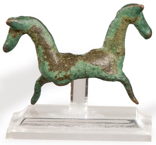  "Caballo Janiforme" en bronce romano, Periodo Imperial SS I-III.