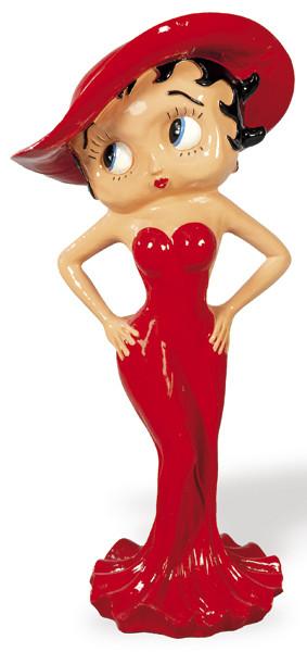 Betty Boop de fibra de vidrio.
