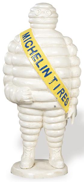 Michelín de hierro pintado