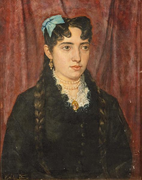  VICENTE NICOLAU COTANDA - Retrato de dama