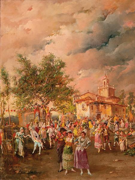  EMILIO CASALS Y CAMPS - Verbena de San Antonio de la Florida