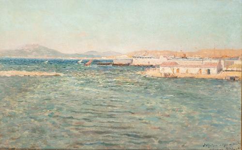 FRANÇOIS NARDI - La rade Toulon, effect de mistral