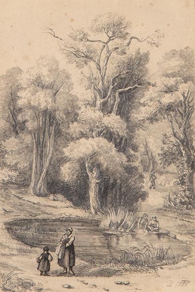 PAULINO DE LA LINDE - Escena pastoril