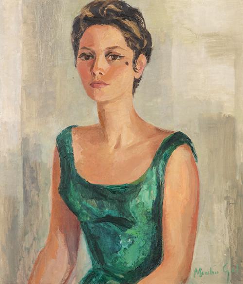 MENCHU GAL - El vestido verde