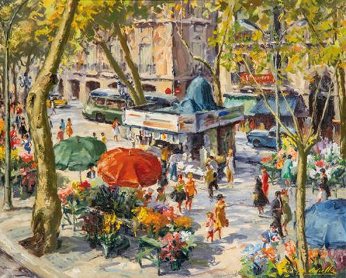 MARI CARMEN VIDIELLA - Las ramblas de flores