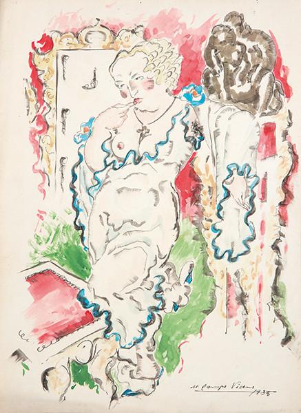 MANUEL CAMPS VICENS - Dama en la noche