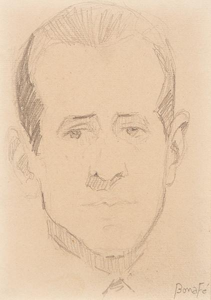  JUAN BONAFÉ - Retrato de caballero