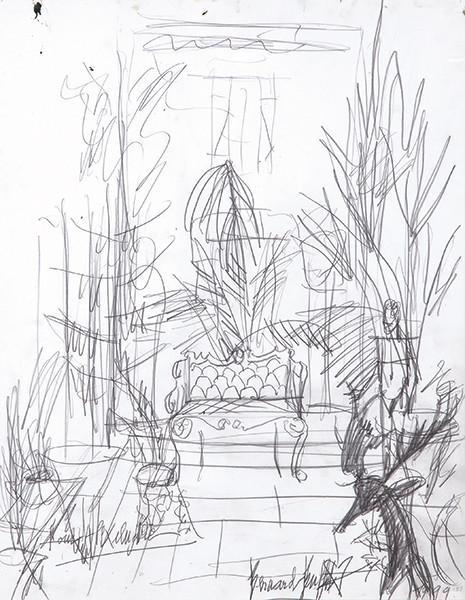  BERNARD BUFFET - Escena de interior