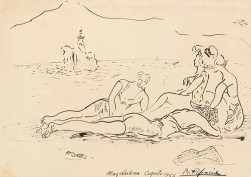 BENJAMÍN PALENCIA - En la playa de la Magdalena