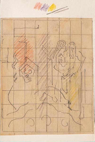 ALBERT GLEIZES - Estudio para la Colline Inspirée