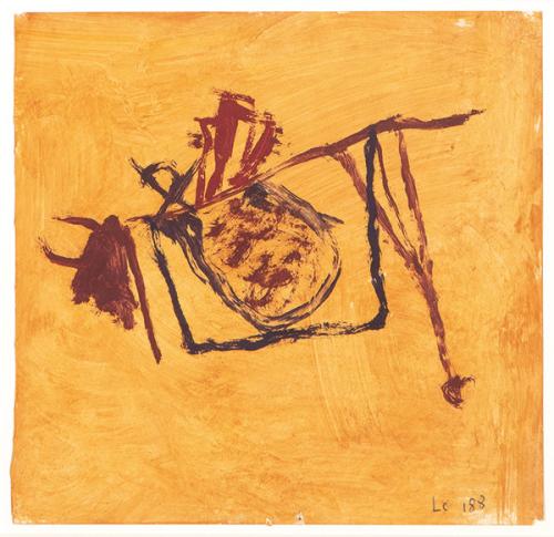 LUIS CLARAMUNT - Media estocada. Serie toro de invierno