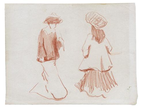  ESCUELA ESPAÑOLA S. XIX - Damas