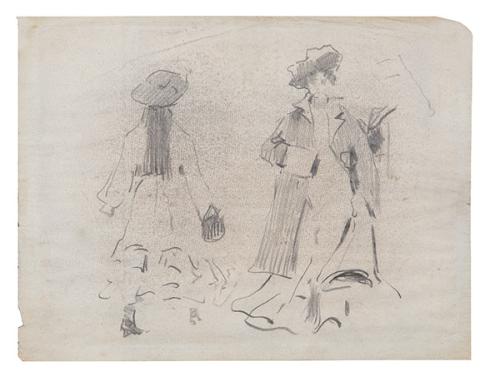  ESCUELA ESPAÑOLA S. XIX - Damas