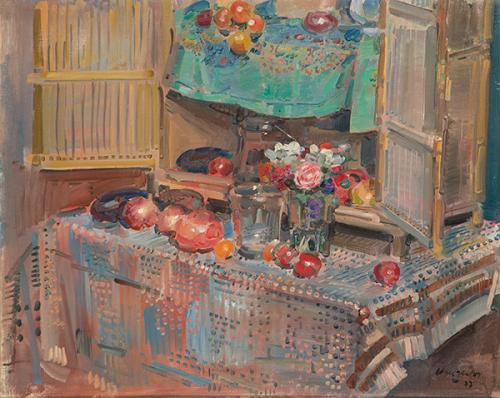 JULIAN GRAU SANTOS - Alacena, frutas y flores