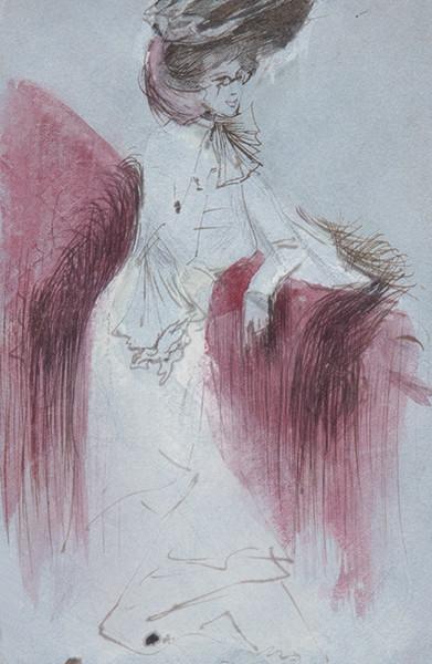  ESCUELA ESPAÑOLA S. XIX - Dama