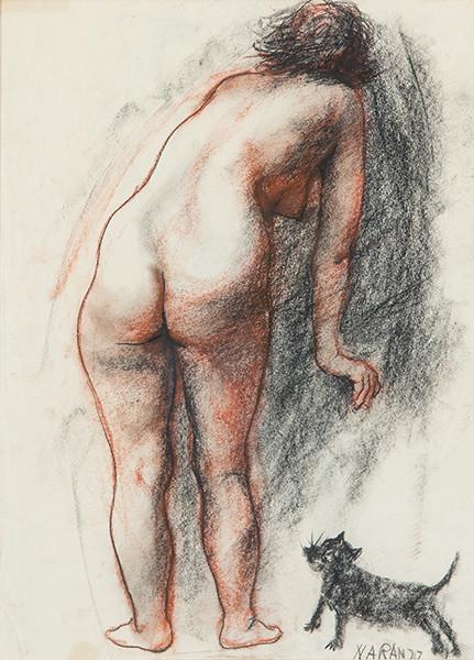  EDUARDO NARANJO - Desnudo con gato