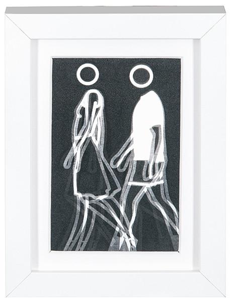 JULIAN OPIE - Julian and Suzanne Walking