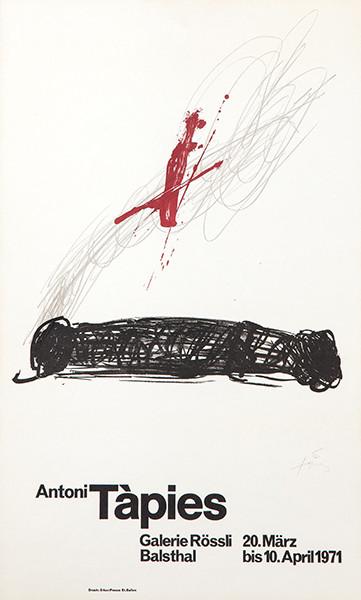 ANTONI TÀPIES - Antoni Tapies-Galerie Rössli