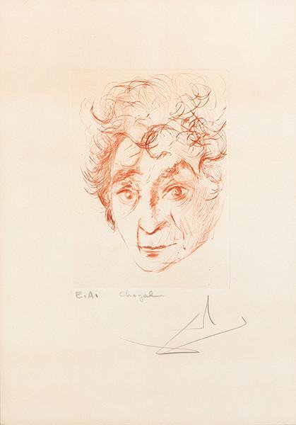 SALVADOR DALÍ - Retrato de Chagall