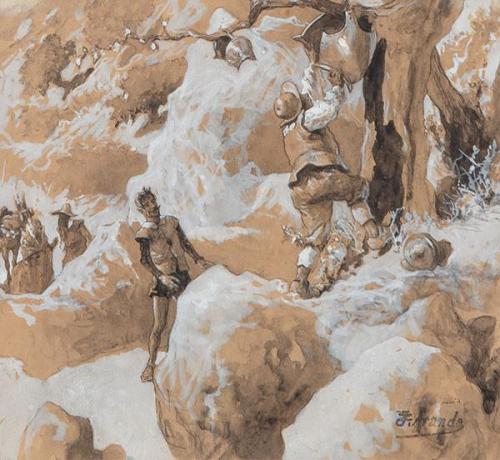  JOSÉ JIMÉNEZ ARANDA - Escena del Quijote