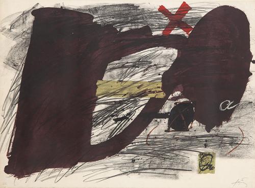 ANTONI TÀPIES - Llambrec Material 14