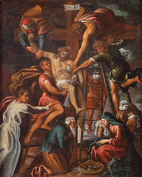  ESCUELA ESPAÑOLA S. XVII - Descendimiento