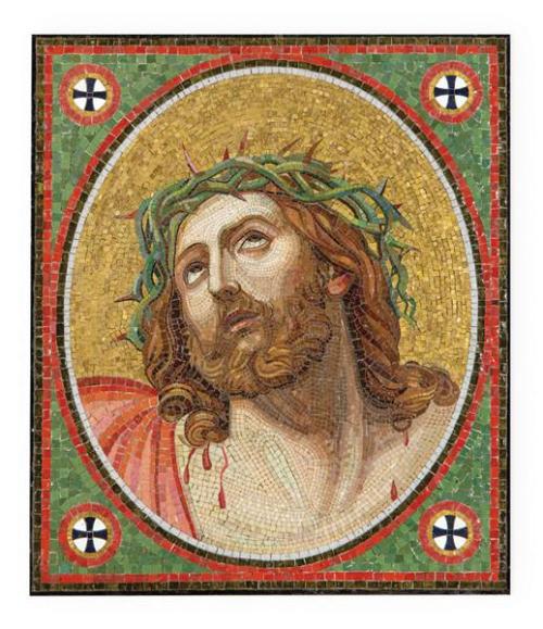  "Ecce Homo" Mosaico veneciano h. 1900-1920