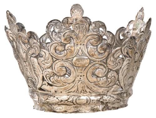 Corona de plata para talla, España S. XVII.