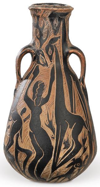  Pedro Mercedes. Jarrón de cerámica.