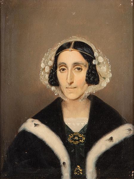 ESCUELA CENTROEUROPEA S. XIX - Retrato de dama