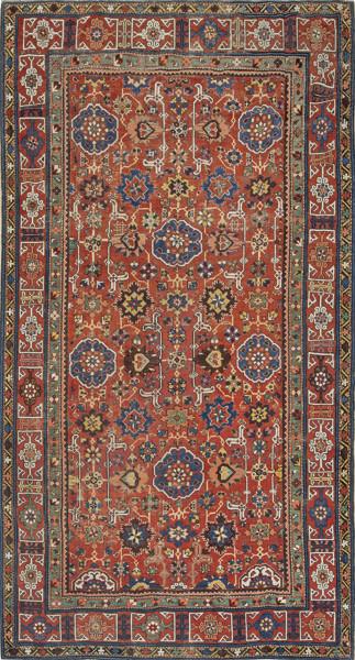  Alfombra persa en lana de la región de Hamadán.