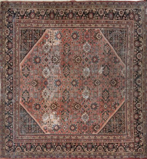 Alfombra persa en lana estilo Kerman.