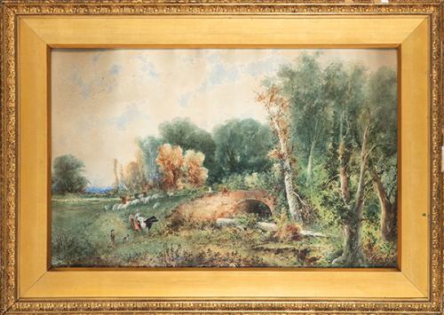  EDUARDO FLÓREZ IBÁÑEZ - Paisaje con puente