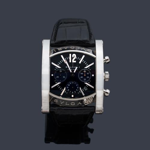  BVLGARI Assioma ref. AA 48 S CH de caballero con caja en acero.